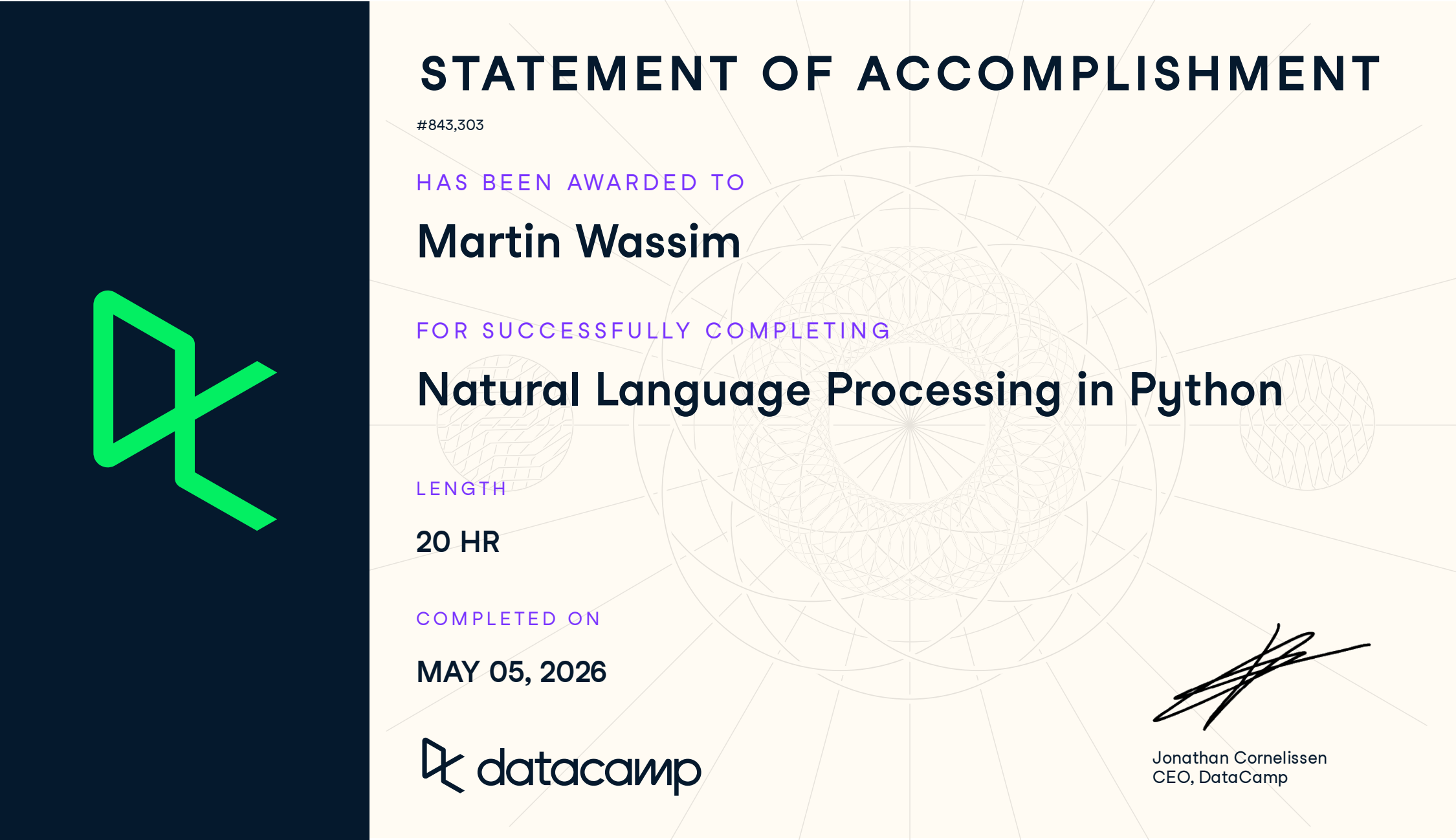 NLP in Python - DataCamp
