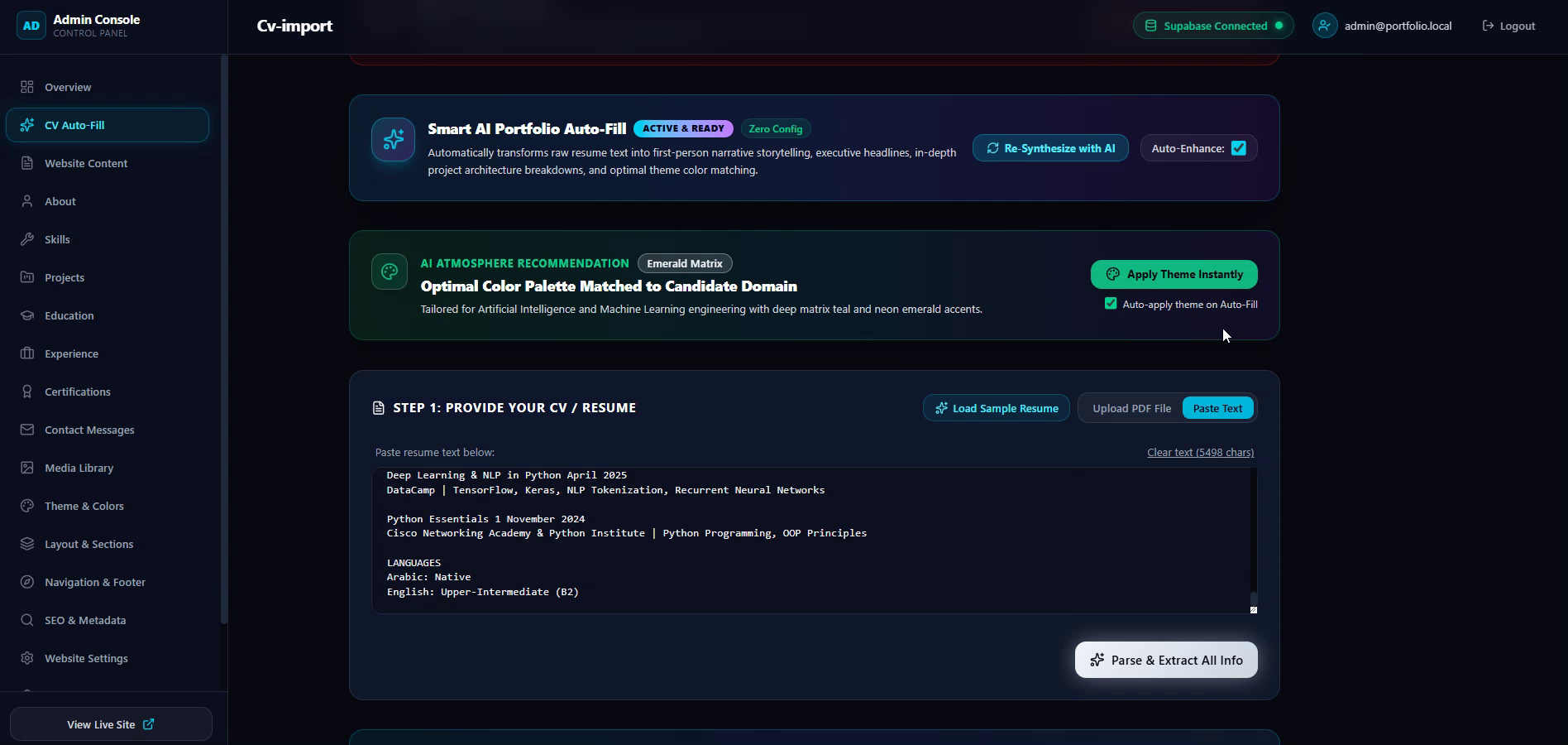 AI Theme Recommendation